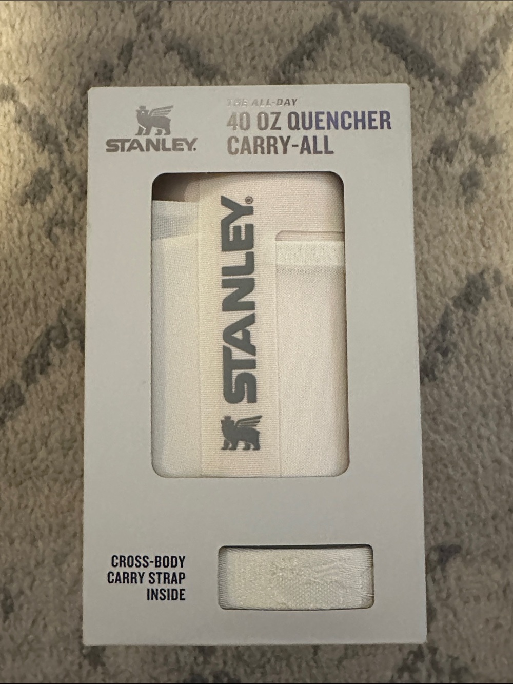 Stanley White 40 oz Quencher Carry-All Crossbody